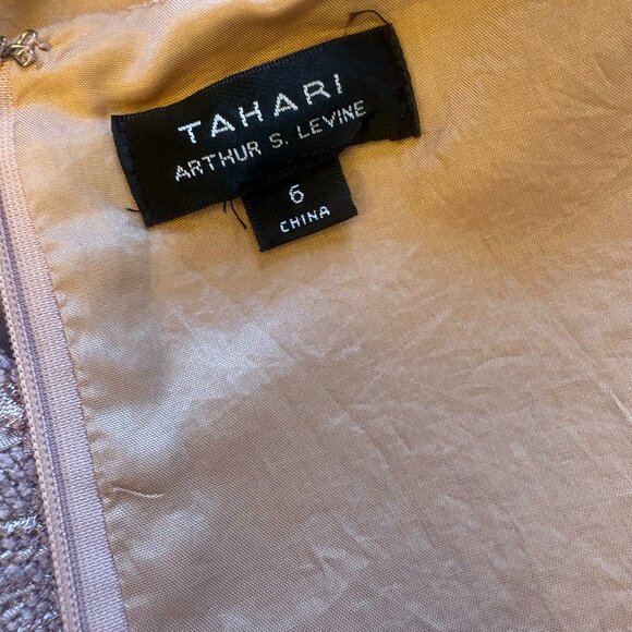 Tahari blush Pink Shift Dress- Size 6 - Picture 8 of 9